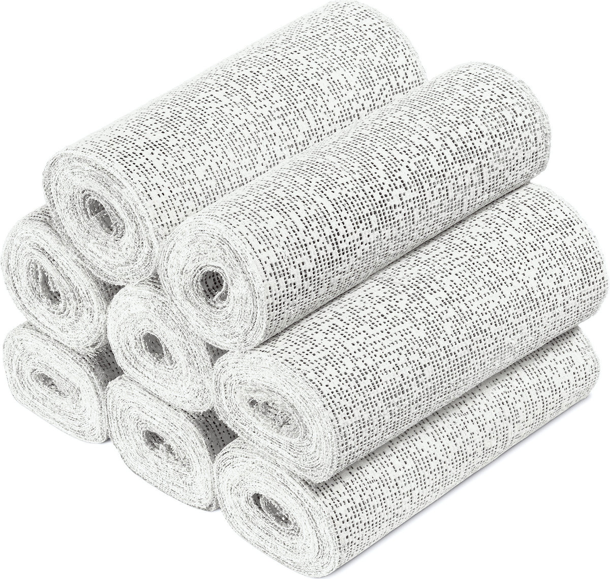 Navaris Gipsbinden 8er Set zum Babybauch bemalen - 8x Gips Abdruck Binden 15 x 300 cm für Schwangerschaftsbauch Verband Gipsabdruck Gipsbinden zum