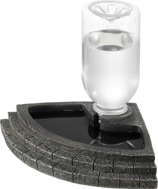 Navaris Reptilien Wasserspender 400ml Terrarium Trinkstelle Wassernapf Harz