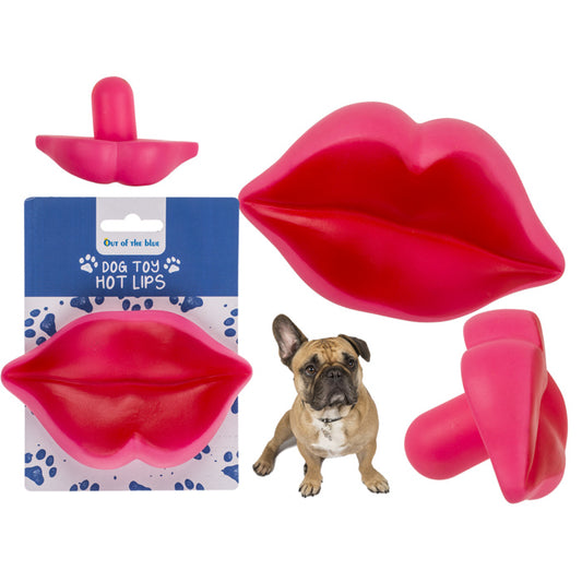 Hunde-Spielzeug, Hot Lips, ca. 13 x 8 cm