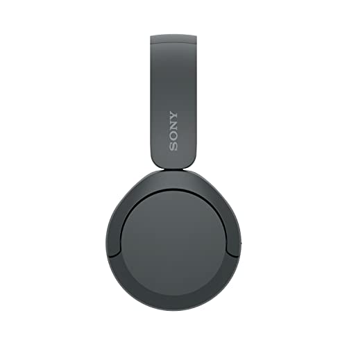 Sony WH-CH520 kabellose Bluetooth-On-Ear-Kopfhörer Hohe Klangqualität, leichtes Design, bis zu 50 Stunden Akkulaufzeit, Schnellladefunktion, EQ, klare Gesprächsqualität, kompatibel mit iOS & Android – Farbe: Beige.
