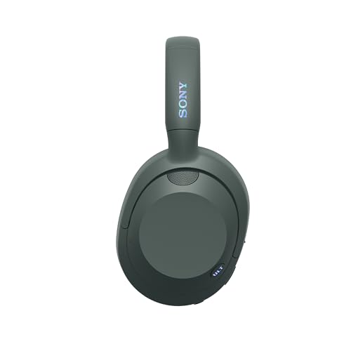Sony ULT WEAR kabellose Kopfhörer Mit Geräuschunterdrückung, ULT Power Sound, ultimativem tiefen Bass, gleichem Prozessor wie WH-1000XM5, klare Anrufqualität, 30 Stunden Akkulaufzeit, kompatibel mit iOS und Android – Farbe: Weiß.