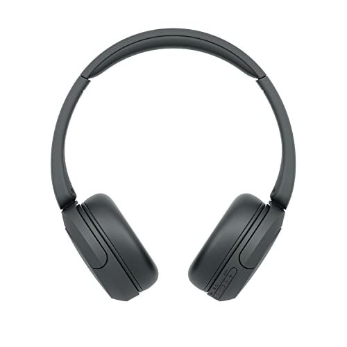 Sony WH-CH520 kabellose Bluetooth-On-Ear-Kopfhörer Hohe Klangqualität, leichtes Design, bis zu 50 Stunden Akkulaufzeit, Schnellladefunktion, EQ, klare Gesprächsqualität, kompatibel mit iOS & Android – Farbe: Beige.