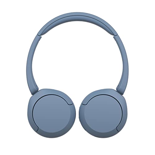Sony WH-CH520 kabellose Bluetooth-On-Ear-Kopfhörer Hohe Klangqualität, leichtes Design, bis zu 50 Stunden Akkulaufzeit, Schnellladefunktion, EQ, klare Gesprächsqualität, kompatibel mit iOS & Android – Farbe: Beige.