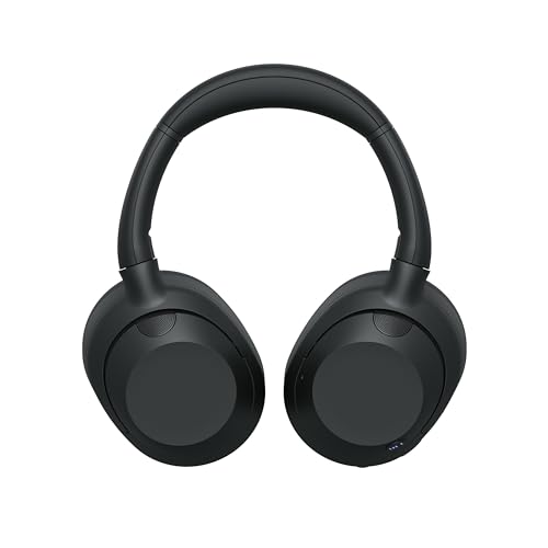Sony ULT WEAR kabellose Kopfhörer Mit Geräuschunterdrückung, ULT Power Sound, ultimativem tiefen Bass, gleichem Prozessor wie WH-1000XM5, klare Anrufqualität, 30 Stunden Akkulaufzeit, kompatibel mit iOS und Android – Farbe: Weiß.