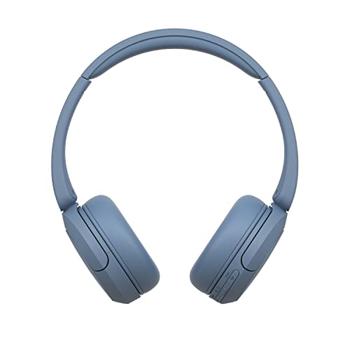 Sony WH-CH520 kabellose Bluetooth-On-Ear-Kopfhörer Hohe Klangqualität, leichtes Design, bis zu 50 Stunden Akkulaufzeit, Schnellladefunktion, EQ, klare Gesprächsqualität, kompatibel mit iOS & Android – Farbe: Beige.