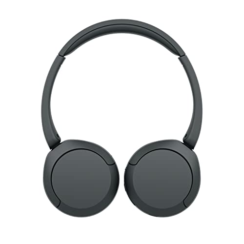 Sony WH-CH520 kabellose Bluetooth-On-Ear-Kopfhörer Hohe Klangqualität, leichtes Design, bis zu 50 Stunden Akkulaufzeit, Schnellladefunktion, EQ, klare Gesprächsqualität, kompatibel mit iOS & Android – Farbe: Beige.