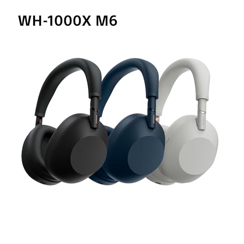 Sony WH-1000XM6 Noise Cancelling Bluetooth Over-Ear Kopfhörer – Schwarz