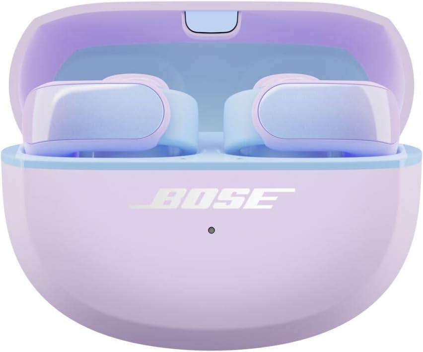 Bose Ultra Open Earbuds Mit Bluetooth und OpenAudio-Technologie, Clip-On-Kopfhörer, kabellose Open-Ear-Ohrhörer, immersives Audio, bis zu 48 Stunden Akkulaufzeit, Farbe: Schwarz.