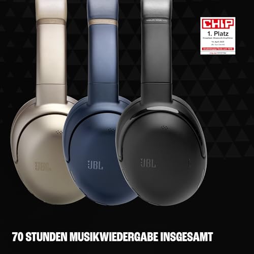 JBL Tour One M3 Bluetooth Over-Ear Kopfhörer Blau – Noise Cancelling, 70h Akku, Spatial Audio