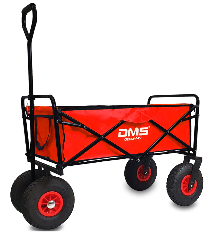 Bollerwagen Faltbar XXL Luftreifen Handwagen Transportwagen Camping 120kg