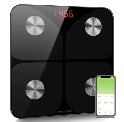 Fitfort Körperfettwaage Bluetooth Personenwaage Analysewaage 150kg App