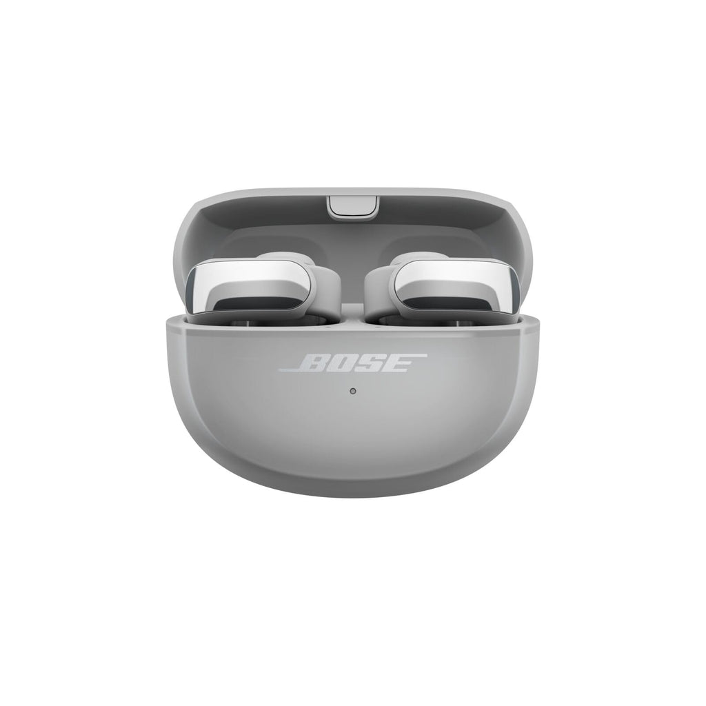 Bose Ultra Open Earbuds Mit Bluetooth und OpenAudio-Technologie, Clip-On-Kopfhörer, kabellose Open-Ear-Ohrhörer, immersives Audio, bis zu 48 Stunden Akkulaufzeit, Farbe: Schwarz.