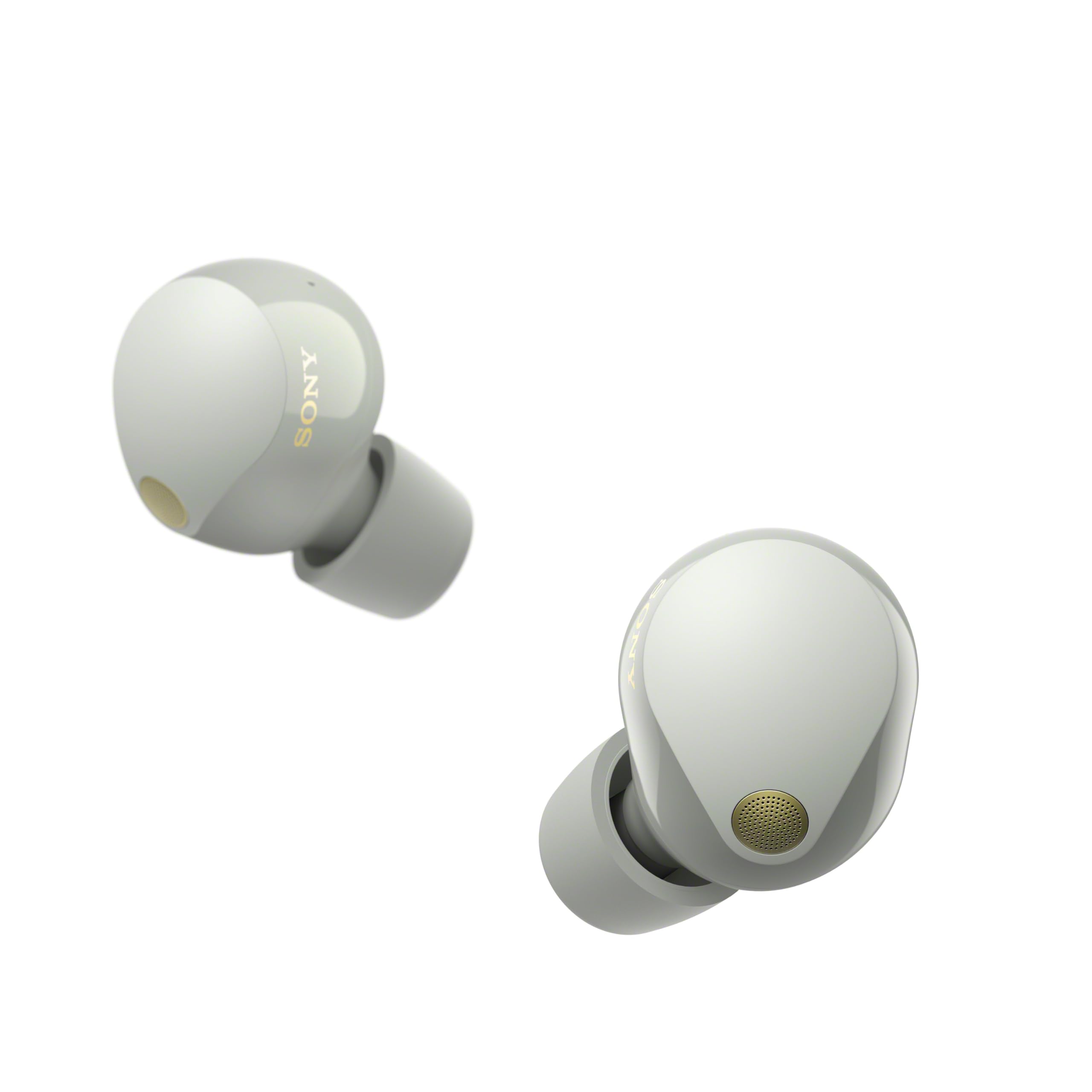 Sony WF-1000XM5 kabellose Noise-Cancelling-Kopfhörer Bluetooth, In-Ear-Kopfhörer mit Mikrofon, bis zu 24 Stunden Akkulaufzeit, Schnellladefunktion, IPX4-Schutz, kompatibel mit iOS & Android – Farbe: Schwarz, Größe: Small.