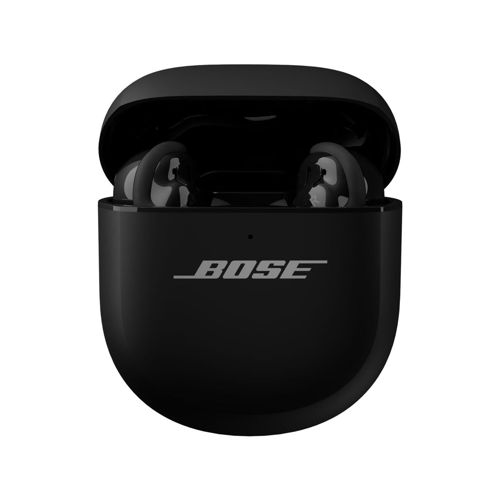 Bose QuietComfort Ultra Bluetooth Earbuds (2. Generation) Kabellose Noise-Cancelling-Ohrhörer, bis zu 6 Stunden Akkulaufzeit, IPX4-Schutz, 360-Grad-Sound, tiefer Bass, Farbe: Schwarz.