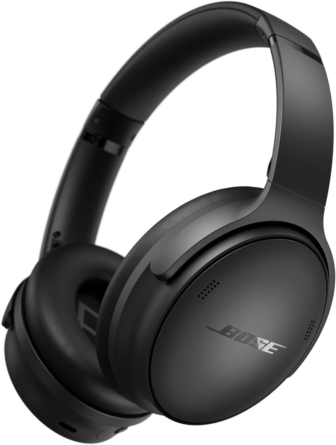Bose QuietComfort SC kabellose Kopfhörer Mit Mikrofon und Geräuschunterdrückung, Bluetooth-Over-Ear-Kopfhörer mit Noise Cancelling, bis zu 24 Stunden Akkulaufzeit, mit Softcase, Farbe: Schwarz.