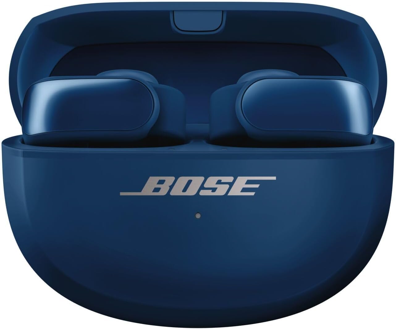 Bose Ultra Open Earbuds Mit Bluetooth und OpenAudio-Technologie, Clip-On-Kopfhörer, kabellose Open-Ear-Ohrhörer, immersives Audio, bis zu 48 Stunden Akkulaufzeit, Farbe: Schwarz.