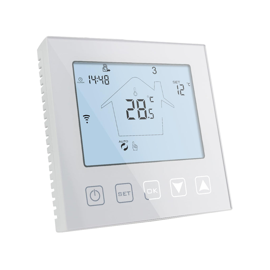 KETOTEK WLAN-Thermostat – Programmierbares Raumthermostat mit Sprach- und App-Steuerung