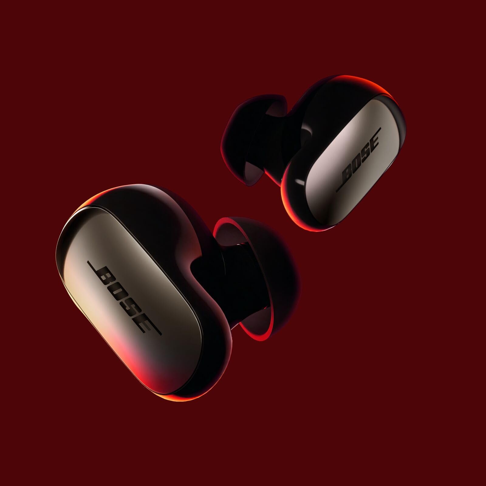 Bose QuietComfort Ultra Bluetooth Earbuds (2. Generation) Kabellose Noise-Cancelling-Ohrhörer, bis zu 6 Stunden Akkulaufzeit, IPX4-Schutz, 360-Grad-Sound, tiefer Bass, Farbe: Schwarz.