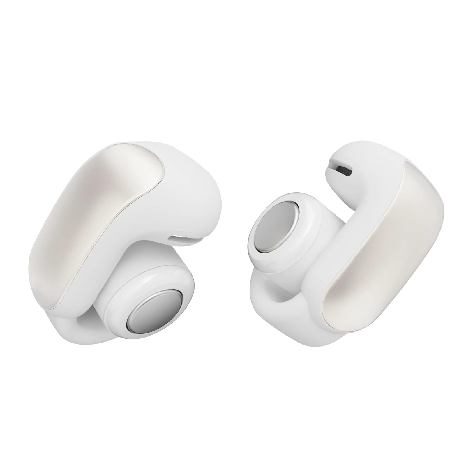 Bose Ultra Open Earbuds Mit Bluetooth und OpenAudio-Technologie, Clip-On-Kopfhörer, kabellose Open-Ear-Ohrhörer, immersives Audio, bis zu 48 Stunden Akkulaufzeit, Farbe: Schwarz.