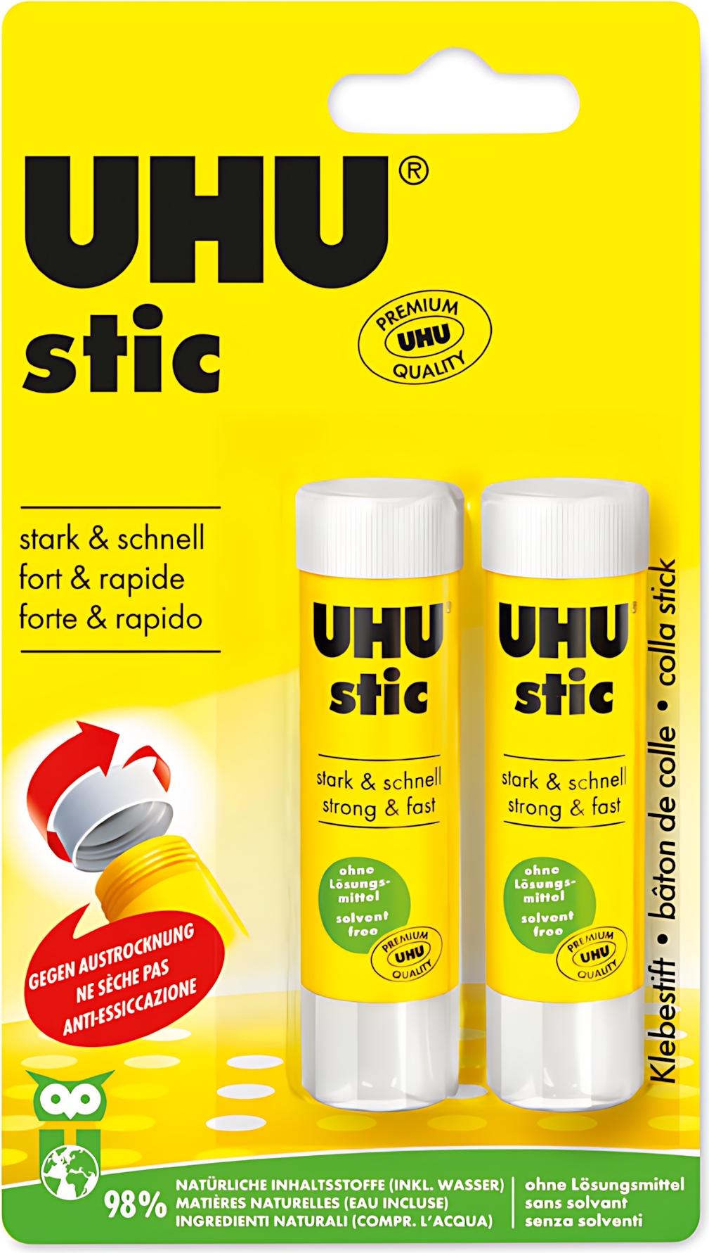 UHU Klebestift 2x8,2g Blister 4026700501827