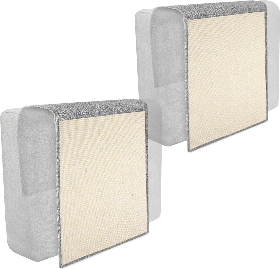 Navaris Katzen Kratzmatte Kratzschutz Sofa - Sisal Kratzteppich 130 x 45 cm für Katze - Couch Katzenkratzmatte - auch für Hunde geeignet