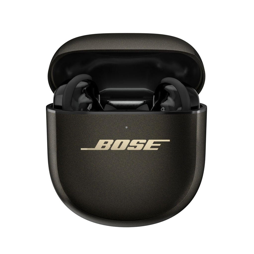 Bose QuietComfort Ultra Bluetooth Earbuds (2. Generation) Kabellose Noise-Cancelling-Ohrhörer, bis zu 6 Stunden Akkulaufzeit, IPX4-Schutz, 360-Grad-Sound, tiefer Bass, Farbe: Schwarz.