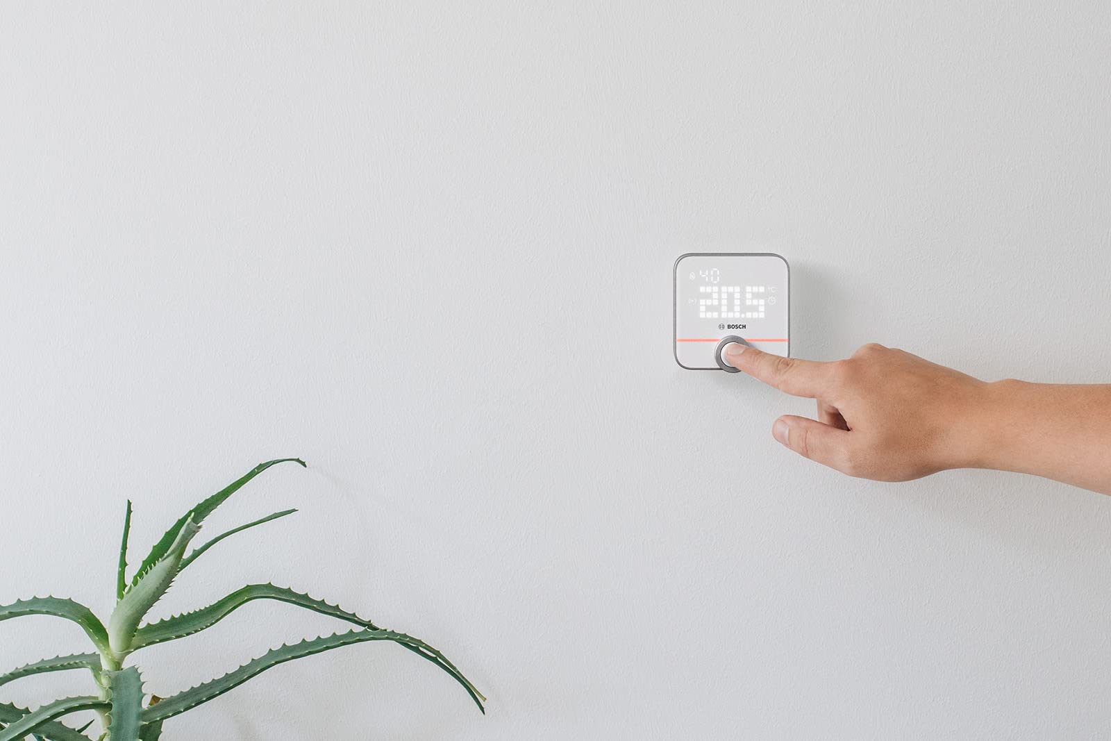 Bosch Smart Home Raumthermostat II für kabelgebundene Heizsysteme, 230 V, kompatibel mit Google Assistant und Alexa