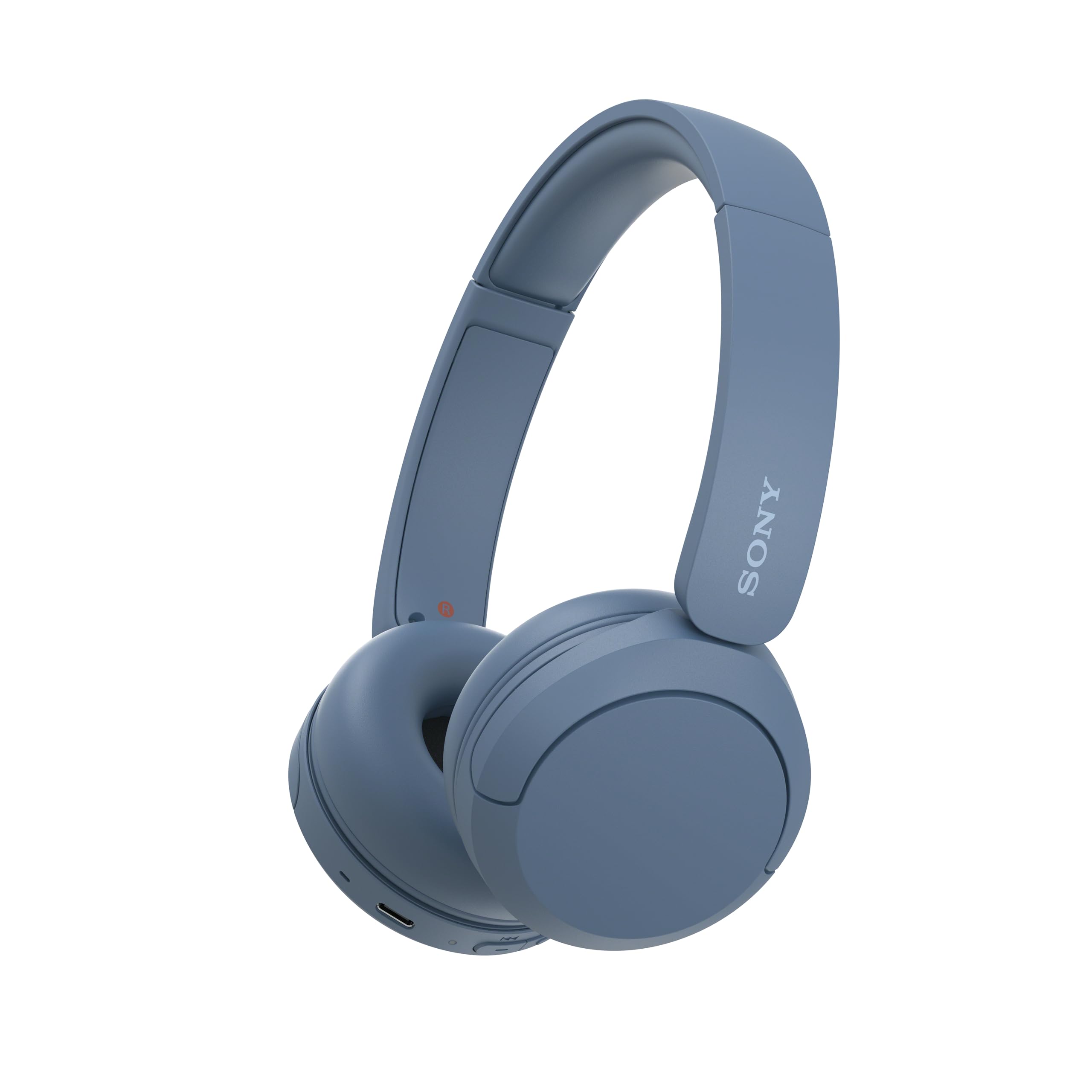 Sony WH-CH520 kabellose Bluetooth-On-Ear-Kopfhörer Hohe Klangqualität, leichtes Design, bis zu 50 Stunden Akkulaufzeit, Schnellladefunktion, EQ, klare Gesprächsqualität, kompatibel mit iOS & Android – Farbe: Beige.