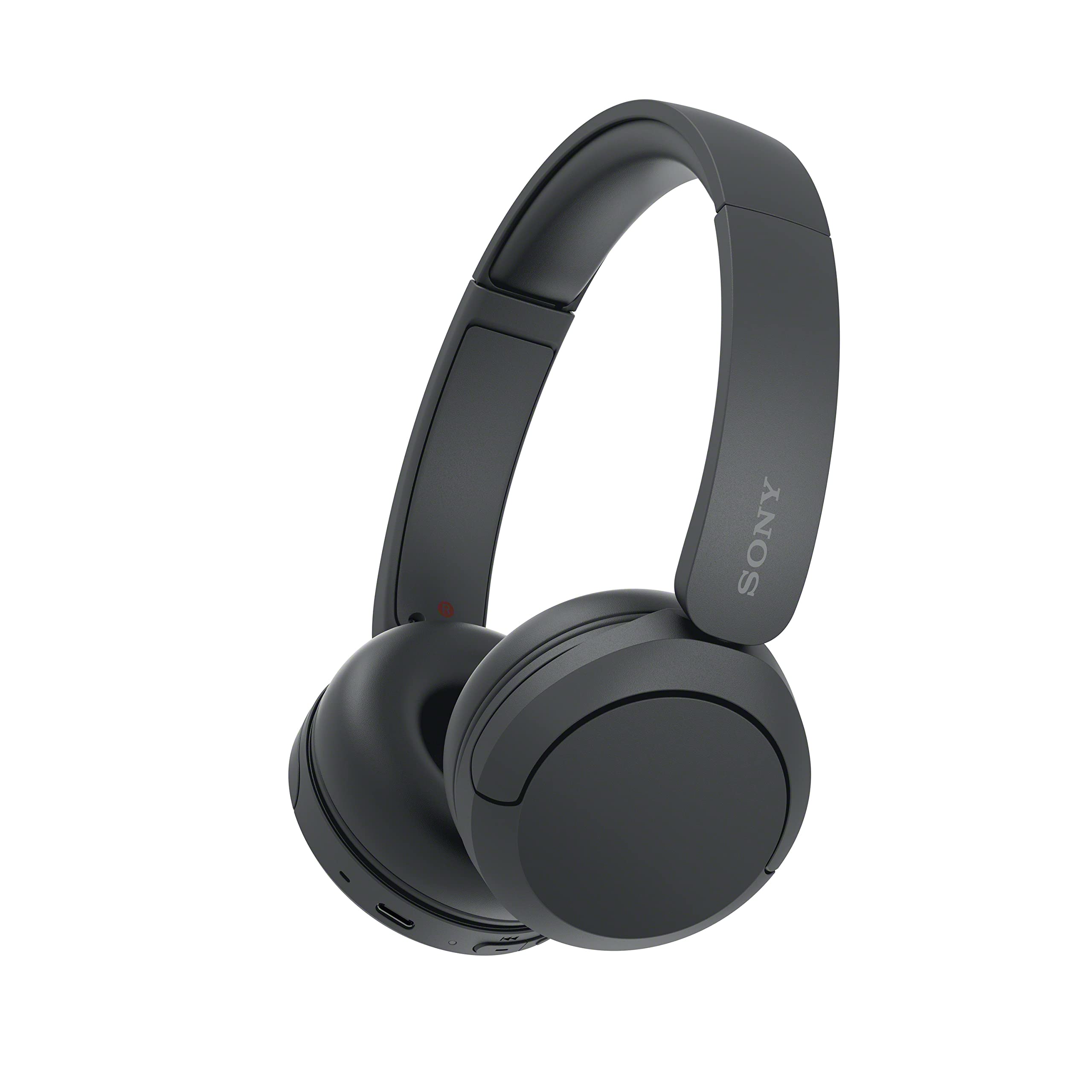 Sony WH-CH520 kabellose Bluetooth-On-Ear-Kopfhörer Hohe Klangqualität, leichtes Design, bis zu 50 Stunden Akkulaufzeit, Schnellladefunktion, EQ, klare Gesprächsqualität, kompatibel mit iOS & Android – Farbe: Beige.