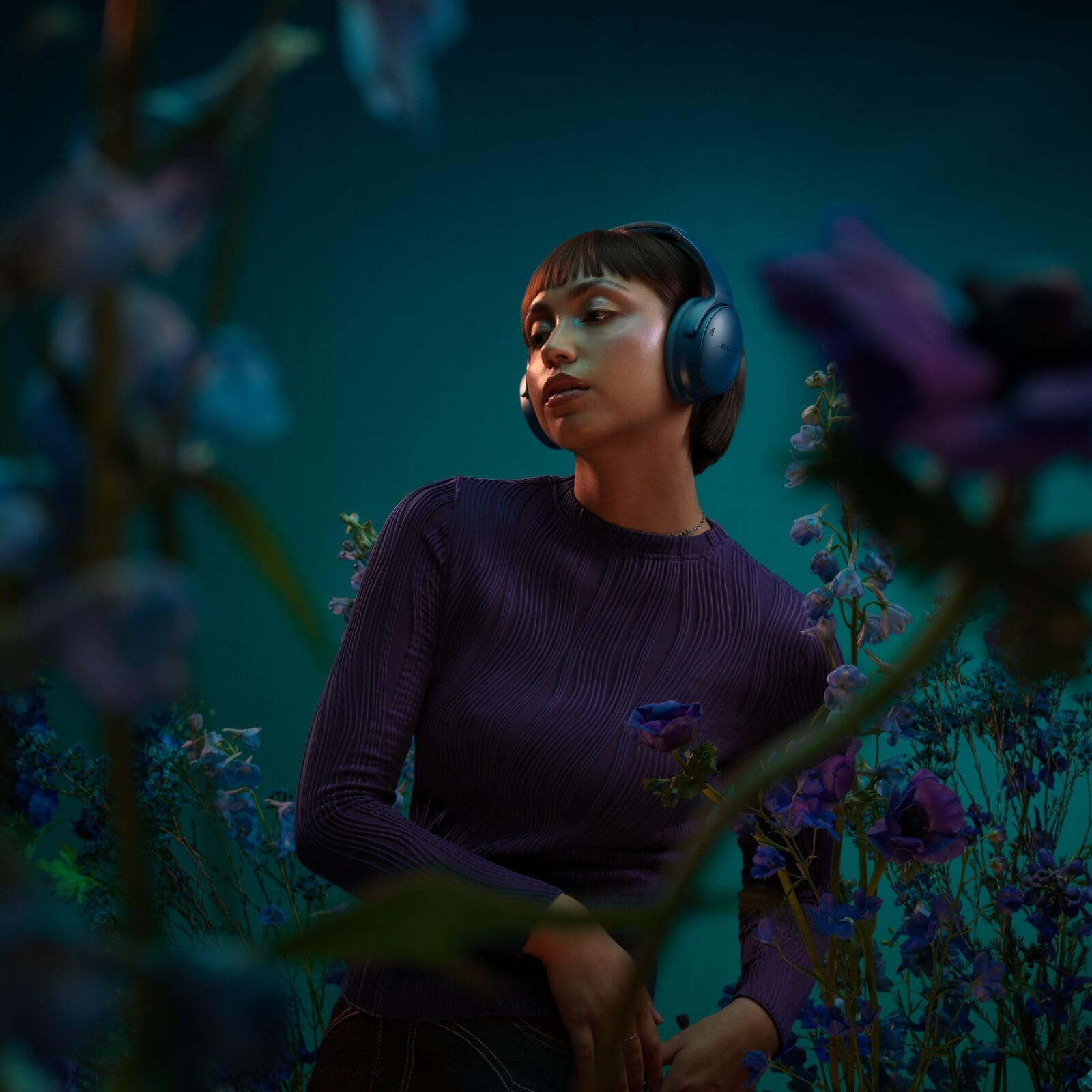 Bose QuietComfort kabellose Kopfhörer Mit Mikrofon und Geräuschunterdrückung, Bluetooth-Over-Ear-Kopfhörer, Audiophile-Kopfhörer, On-Ear-Kopfhörer mit Noise Cancelling, bis zu 24 Stunden Akkulaufzeit.