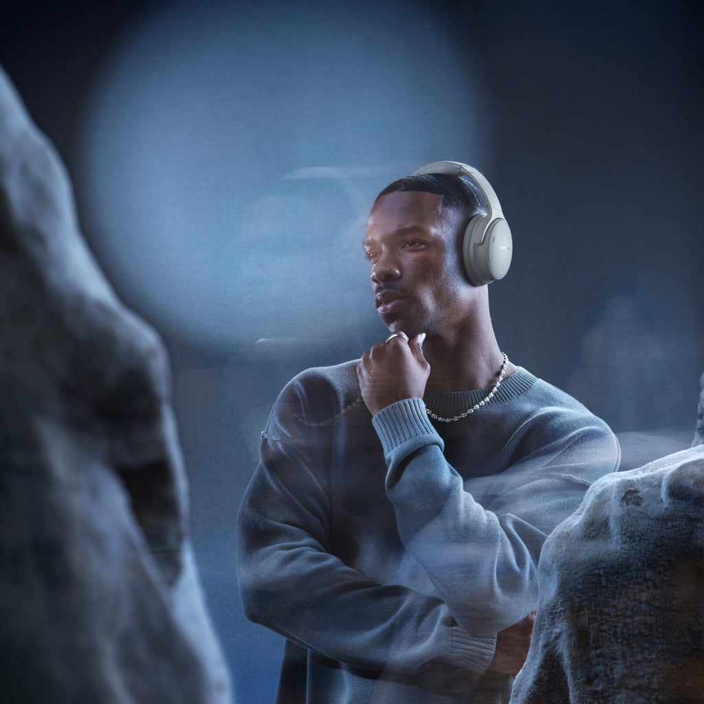 Bose QuietComfort kabellose Kopfhörer Mit Mikrofon und Geräuschunterdrückung, Bluetooth-Over-Ear-Kopfhörer, Audiophile-Kopfhörer, On-Ear-Kopfhörer mit Noise Cancelling, bis zu 24 Stunden Akkulaufzeit.