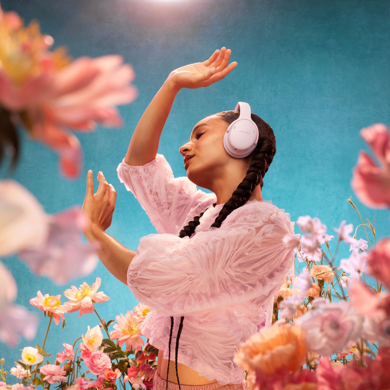 Bose QuietComfort kabellose Kopfhörer Mit Mikrofon und Geräuschunterdrückung, Bluetooth-Over-Ear-Kopfhörer, Audiophile-Kopfhörer, On-Ear-Kopfhörer mit Noise Cancelling, bis zu 24 Stunden Akkulaufzeit.