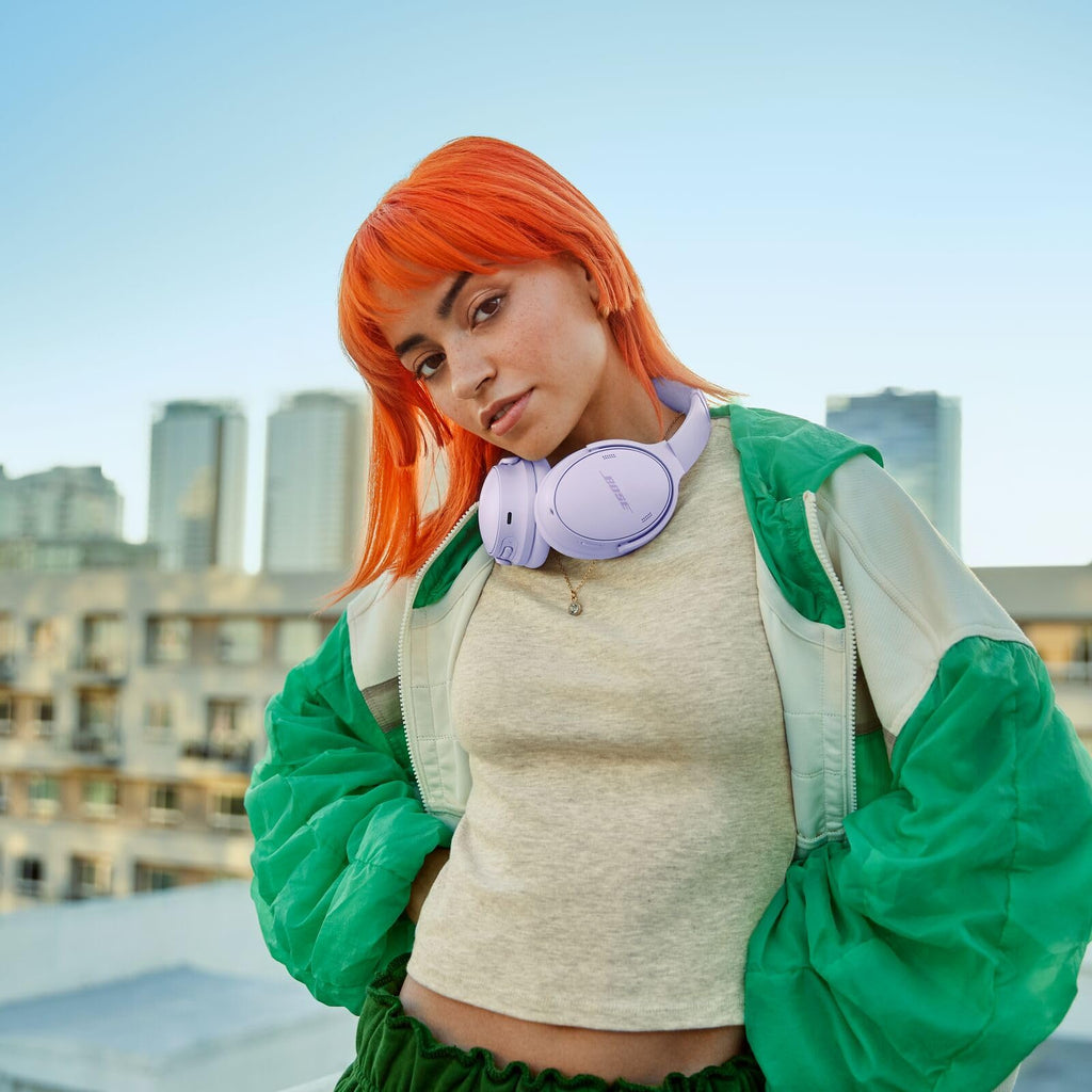 Bose QuietComfort kabellose Kopfhörer Mit Mikrofon und Geräuschunterdrückung, Bluetooth-Over-Ear-Kopfhörer, Audiophile-Kopfhörer, On-Ear-Kopfhörer mit Noise Cancelling, bis zu 24 Stunden Akkulaufzeit.