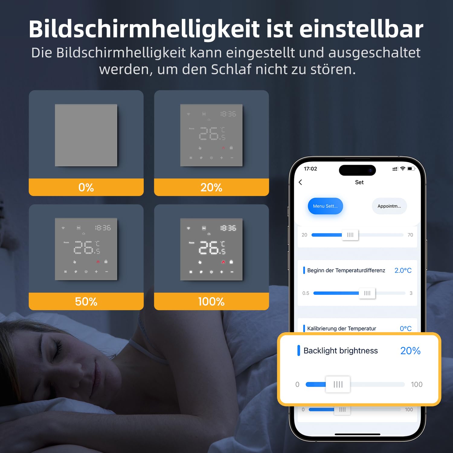 AVATTO Thermostat for Electric Underfloor Heating, Smart WiFi Thermostat Programmable Room Thermostat Compatible with Alexa, Google Home, Voice Control and Smart Life App Remote Control, 2.4 GHz WLAN