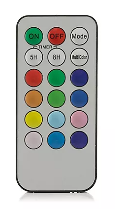 ELAMBIA 10 LED-Baumkerzen zum Anstecken weiße & bunte LEDs inkl. FB & Timer