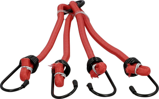 FISCHER Fahrrad-Spanngurt 4-armig Länge: 500 mm rot