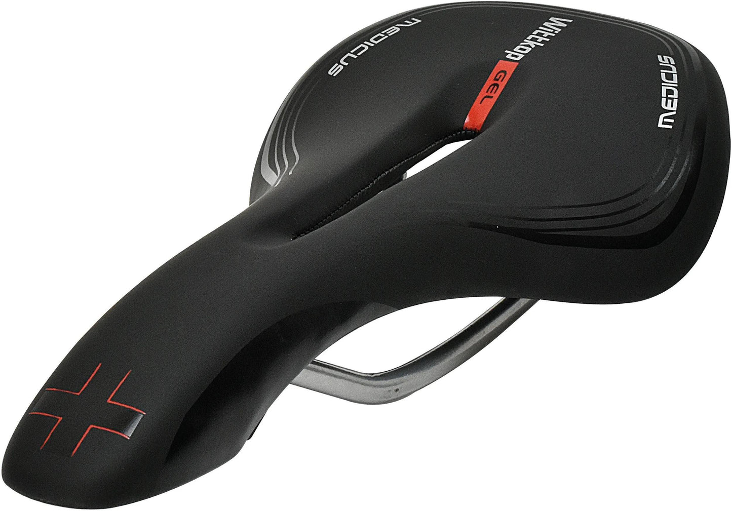 Wittkop Fahrradsattel Race MTB Medicus 7.0 Gel, Schwarz
