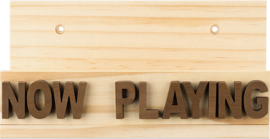 Navaris Plattenhalter Holz Vinyl LP Schallplattenhalter für 8 Platten für Wand und Standmontage