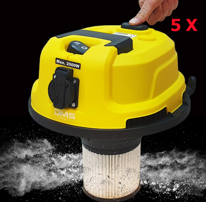 DMS® Staubsauger 2300W Nass Trocken Industriestaubsauger 30L Industriesauger