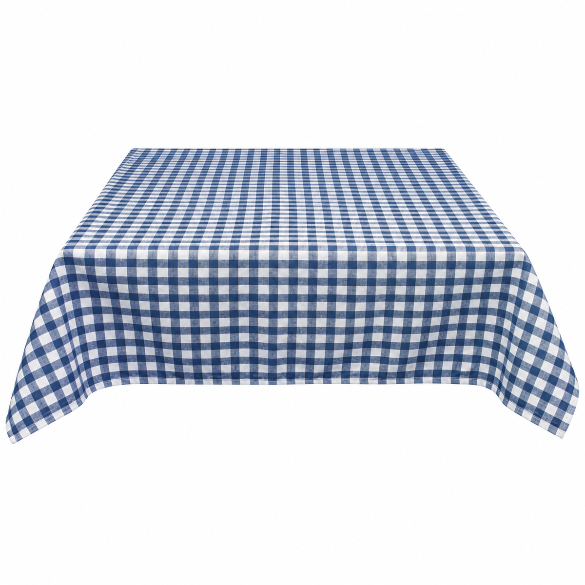 JEMIDI Biertisch Tischdecke 90x240 cm Blau Weiß Karo Stofftischdecke Bierzelt