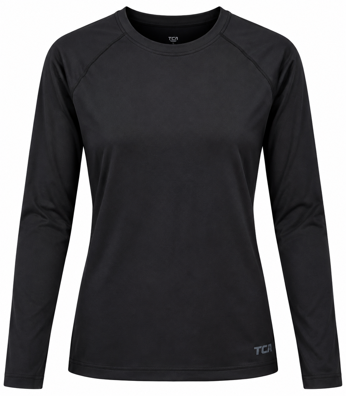TCA Damen Thermoshirt SuperThermal Langarm Funktionsshirt Schwarz S & L