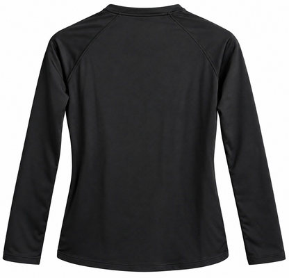 TCA Damen Thermoshirt SuperThermal Langarm Funktionsshirt Schwarz S & L