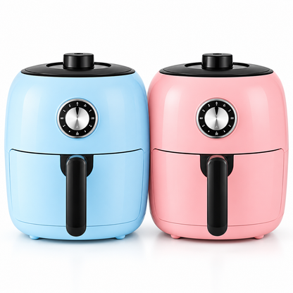 DMS® Retro Heißluftfritteuse HFR-35  3,5L | 1400W | Fettarm & Knusprig