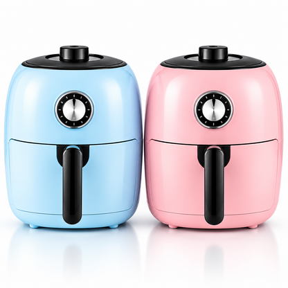 DMS® Retro Heißluftfritteuse HFR-35  3,5L | 1400W | Fettarm & Knusprig