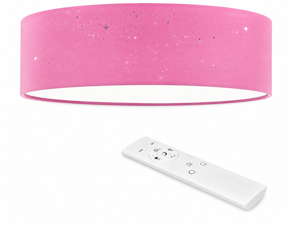 Navaris LED Deckenleuchte 40cm dimmbar Farbwechsel Fernbedienung Pink
