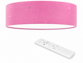 Navaris LED Deckenleuchte 40cm dimmbar Farbwechsel Fernbedienung Pink