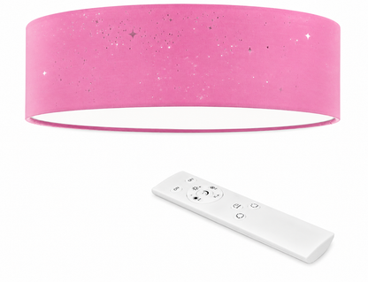 Navaris LED Deckenleuchte 40cm dimmbar Farbwechsel Fernbedienung Pink