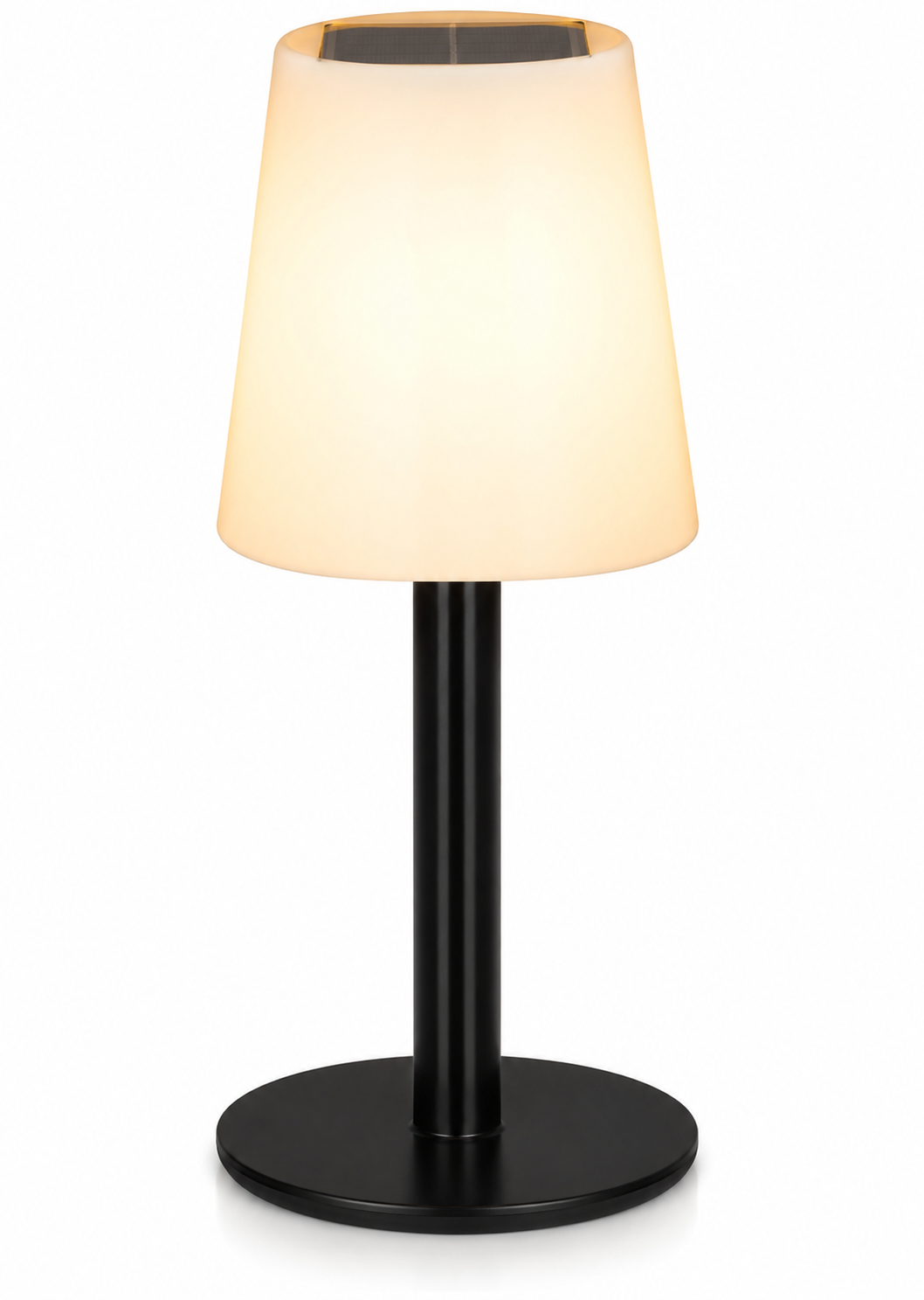 EASYmaxx LED Solar Tischleuchte Outdoor warmweiß IP44 8STD Leuchtdauer