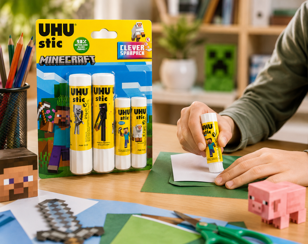 UHU Klebestifte 2x 8,2 g + 2x 21 g