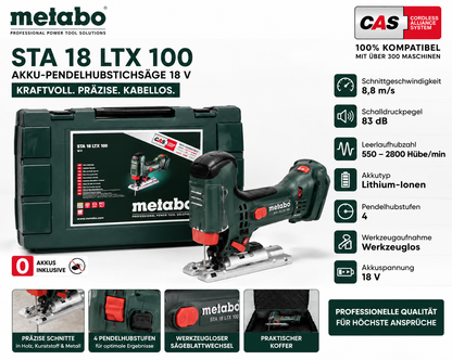 Metabo STA 18 LTX 100, ohne Akku und Ladegerät